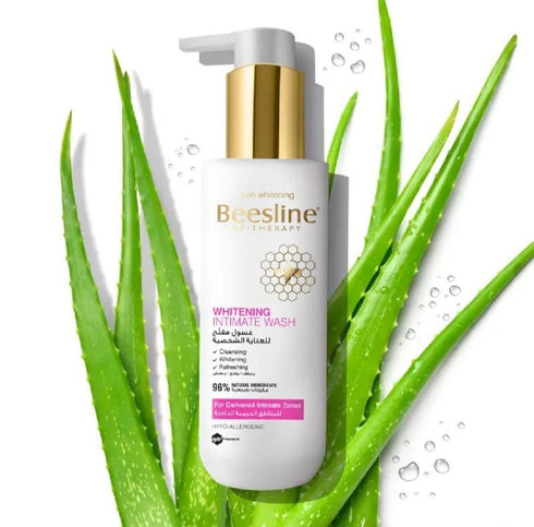 بيزلين عرض غسول تفتيح للمناطق الحساسة 200 مل + كريم تفتيح المناطق الحساسة 50 مل - Beesline